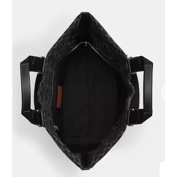 Coach Black Denim Tote NWT - Picture 4 of 4